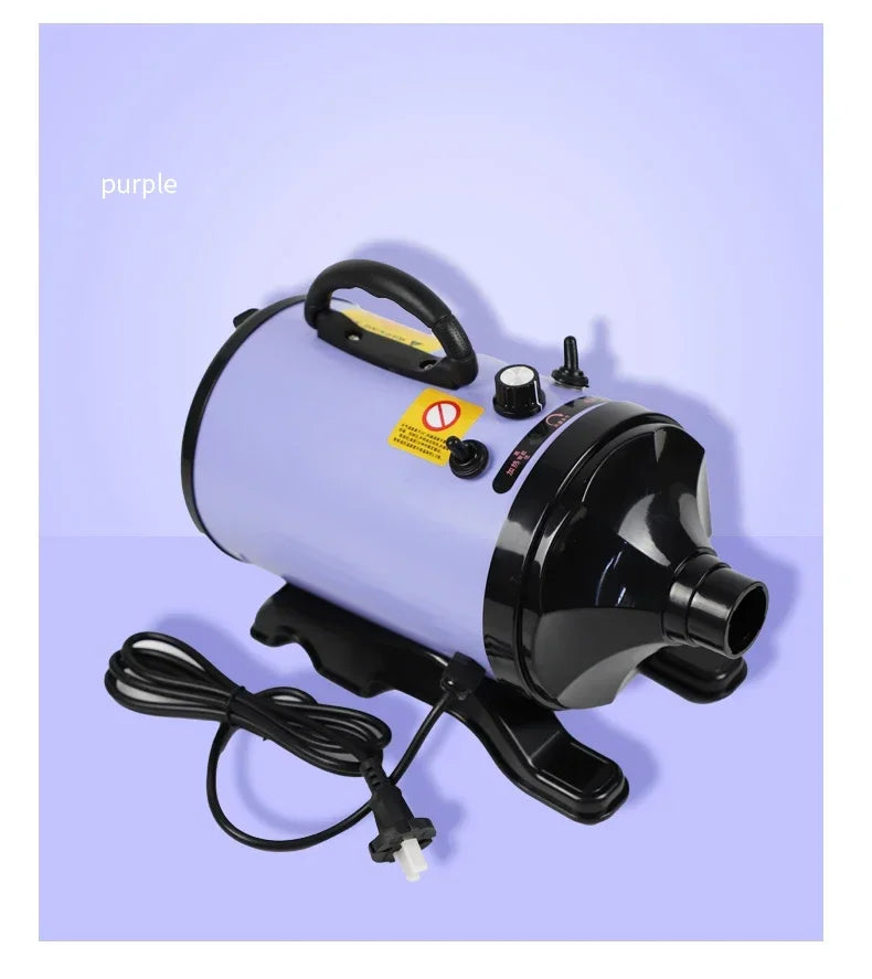 2800W High-power Dogs Hair Dryer Cat Grooming Water Blower Motor Warm Wind Adjustable Blow-Dryer Professional Drier Pet Supplies