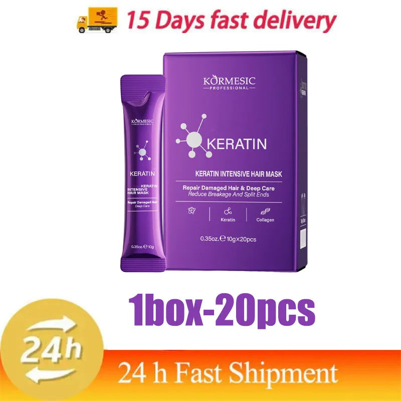 Magical Keratin Hair Mask 5 Seconds Repair Damaged Frizzy Hair Soft Smooth Shiny Nutrition Deep Moisturize Nourishing Hair Care