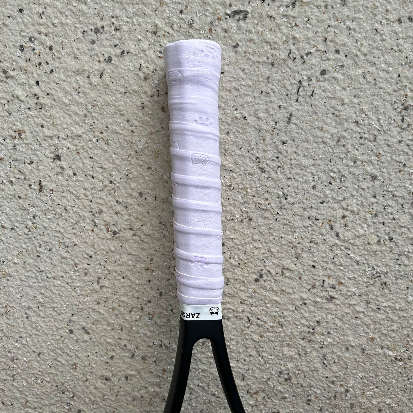 3/15/50Pcs ZARSIA NEW 2024 Embossed Sticky Tennis Overgrips,Badminton Racket Over Grip Anti-slip Cat Cartoon Sweatbands