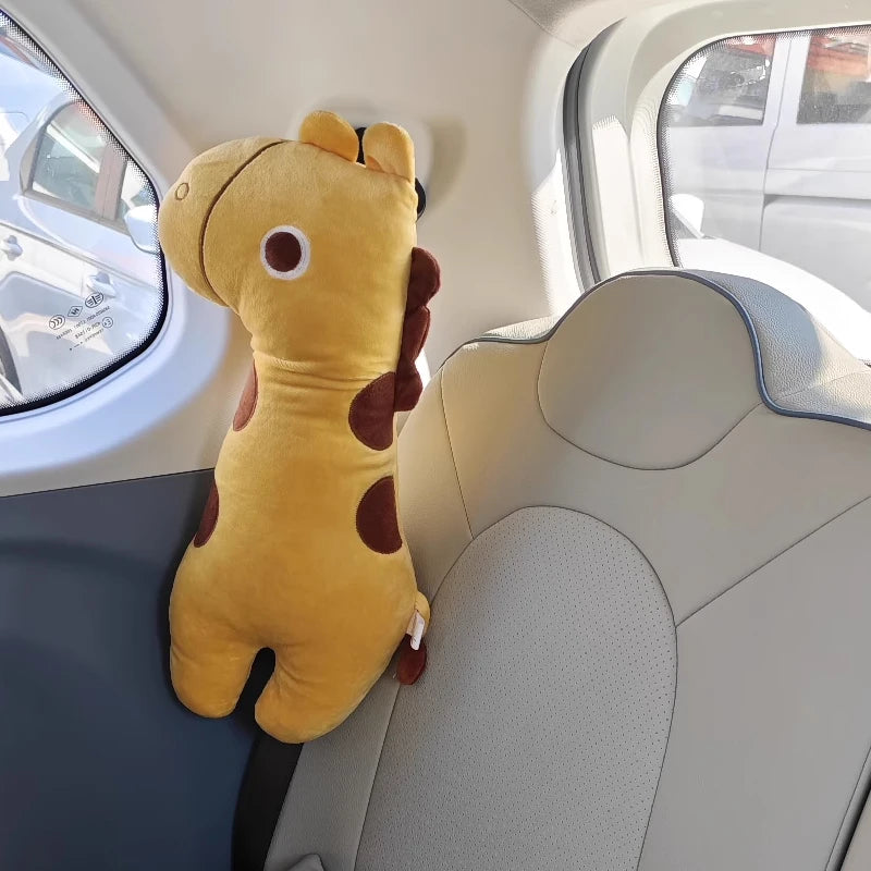 Kids Car Neck Pillow Universal Cute Cartoon Child Car Car Seat Belt Sleeping Pillow Support Leaning Head Baby Seats Accessories