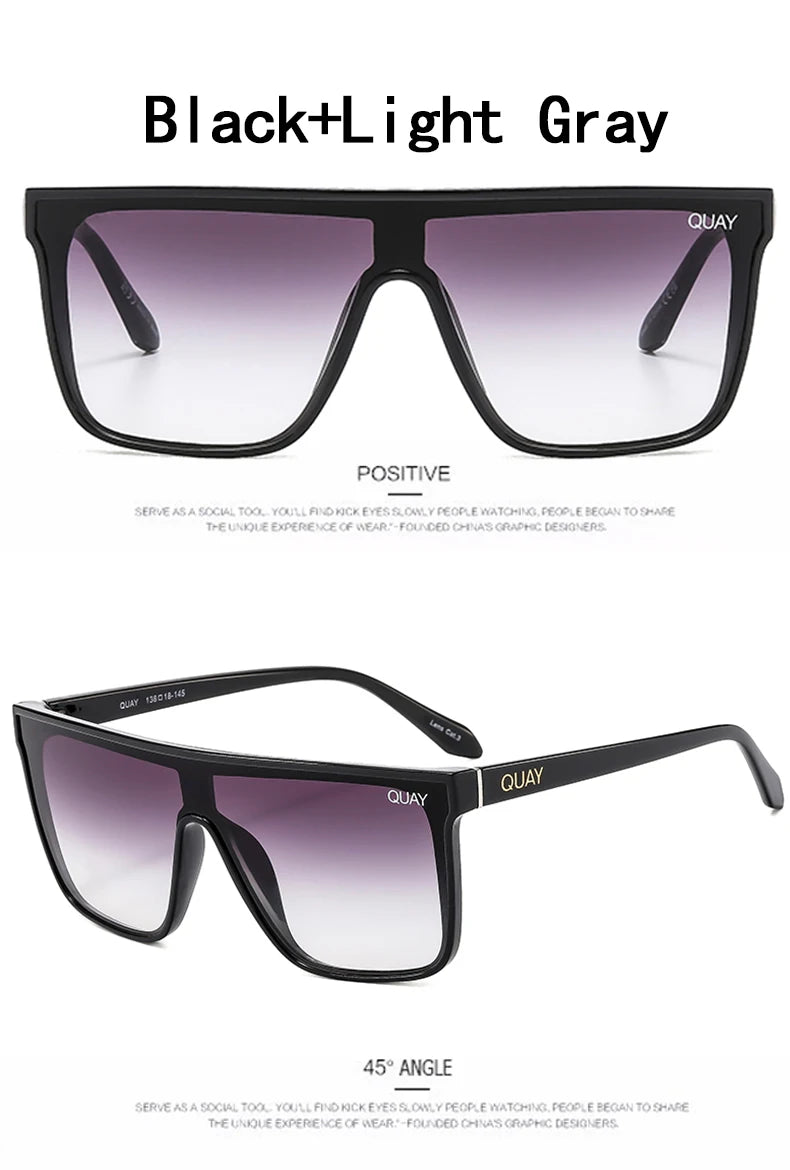 Brand Fashion Sunglasses Women Men Design Square Quay Sun Glasses for Women Retro Nightfall Female Shades Gafas Oculos UV400