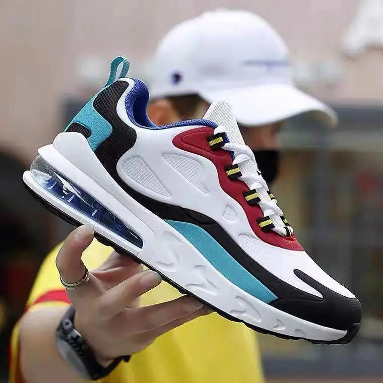 Unisex Large Size Sports Shoes Breathable Comfortable Spring Autumn Fashionable Casual Mesh Air Cushioning Low Top Sneakers