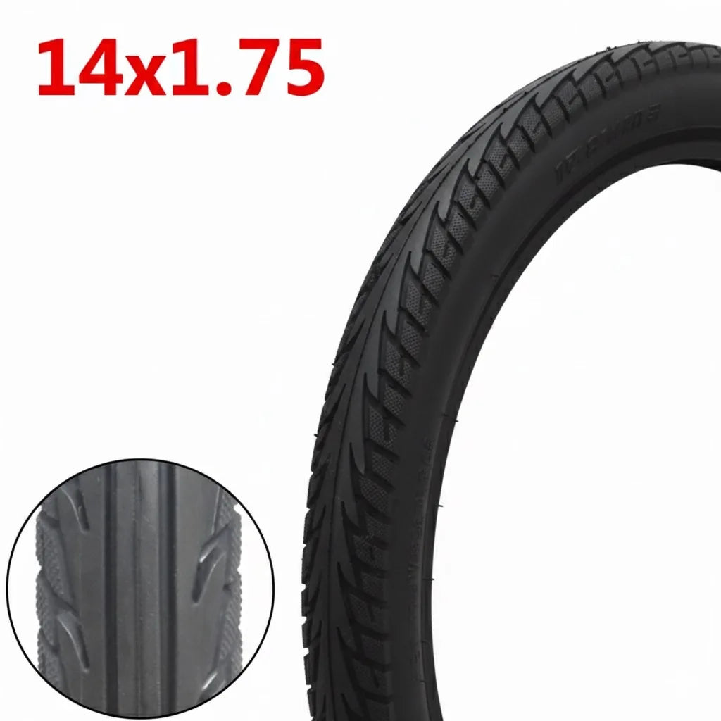 14Inch Electric Bicycle Tire 14X2.125 Outer Tyre Replacement Vehicle Tube Tyre for Electric Bikes 14x1.95 14x1.75 14x2.50 14x3.0