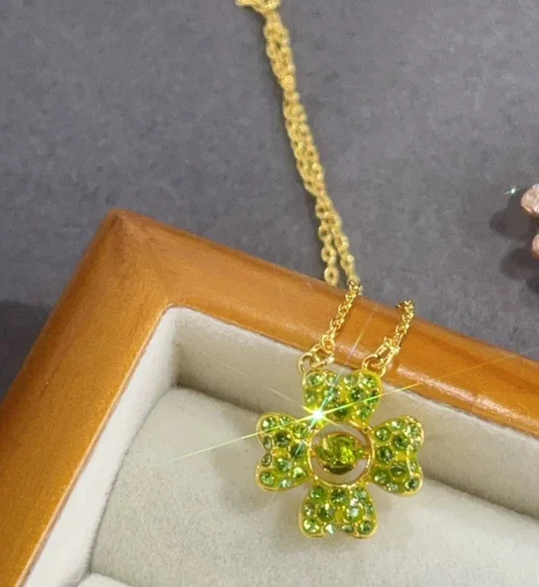 Snowflake Flowers Original New Sales Trend High Quality Jewelry Flower Sets Necklace Earring Ring Bracelet Pink Anniversary Gift