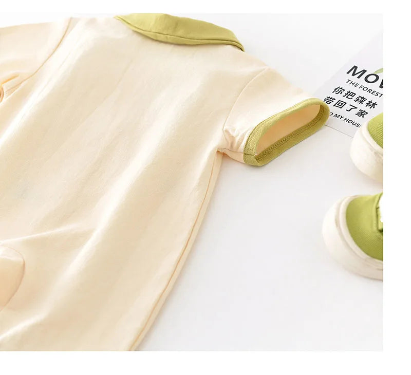 MILANCEL 2024 Baby Summer Clothes Crocodile Boys Romper Cotton Baby Boy Jumpsuit Newborn Clothing