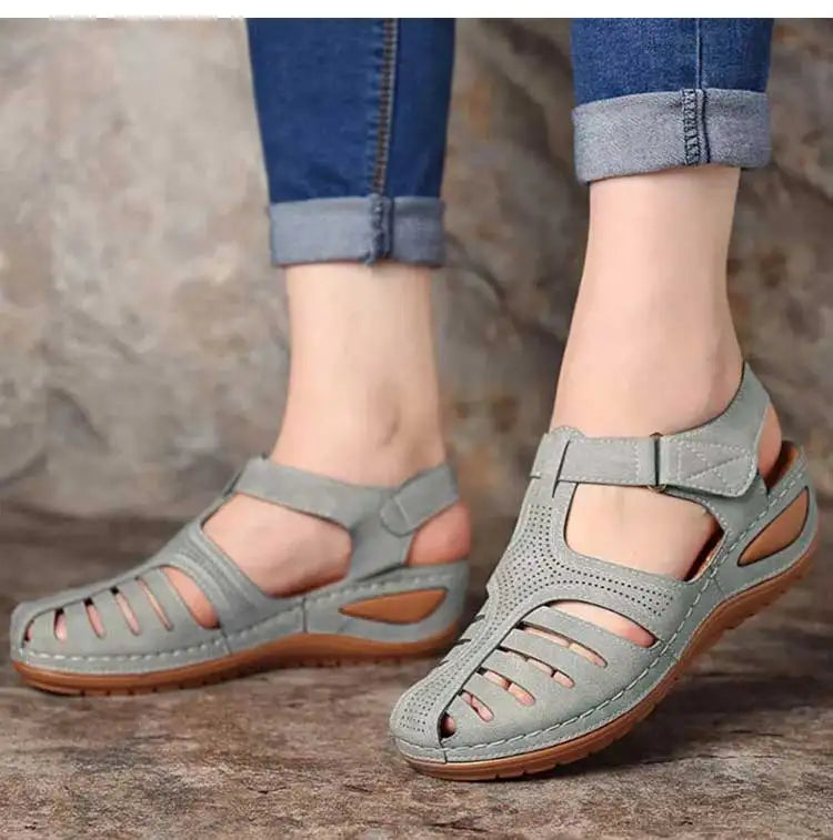 Women's Sandals Classics Summer Shoes For Women Summer Sandals Wedge Heels Sandalias De Mujer With Low Platform Footwear Female