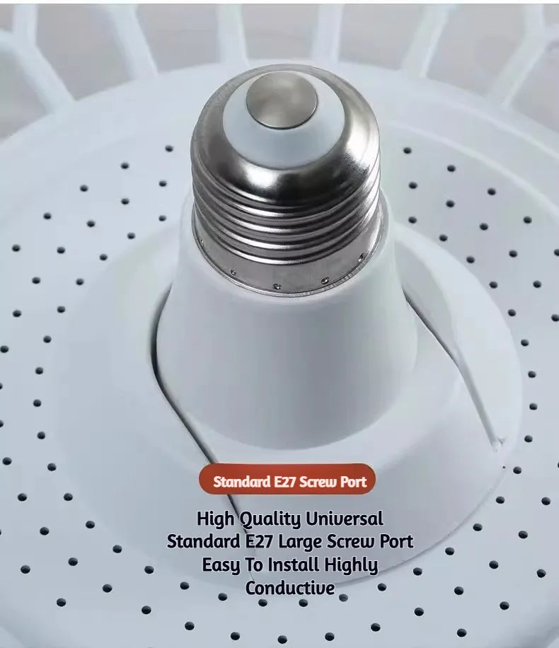 2-in-1 Ceiling Fan Light with Remote Control Screw Base LED Bulb Fan Lamp, Silent Adjustable Speed for Bedroom Living Room Home