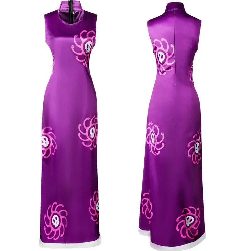 Halloween Costumes For Women Anime Cosplay Boa Hancock Costumes Chipao Long Dress Vestido Role Play Clothing Suit Party Uniform