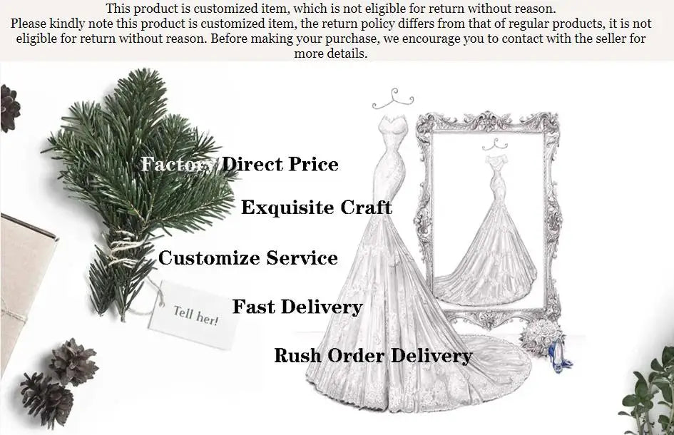 Aviana Customized Spaghetti Strap Sweetheart Mermaid Wedding Dress Beads Lace Sleeveless Embroidery Elegant Mini Dress Charming