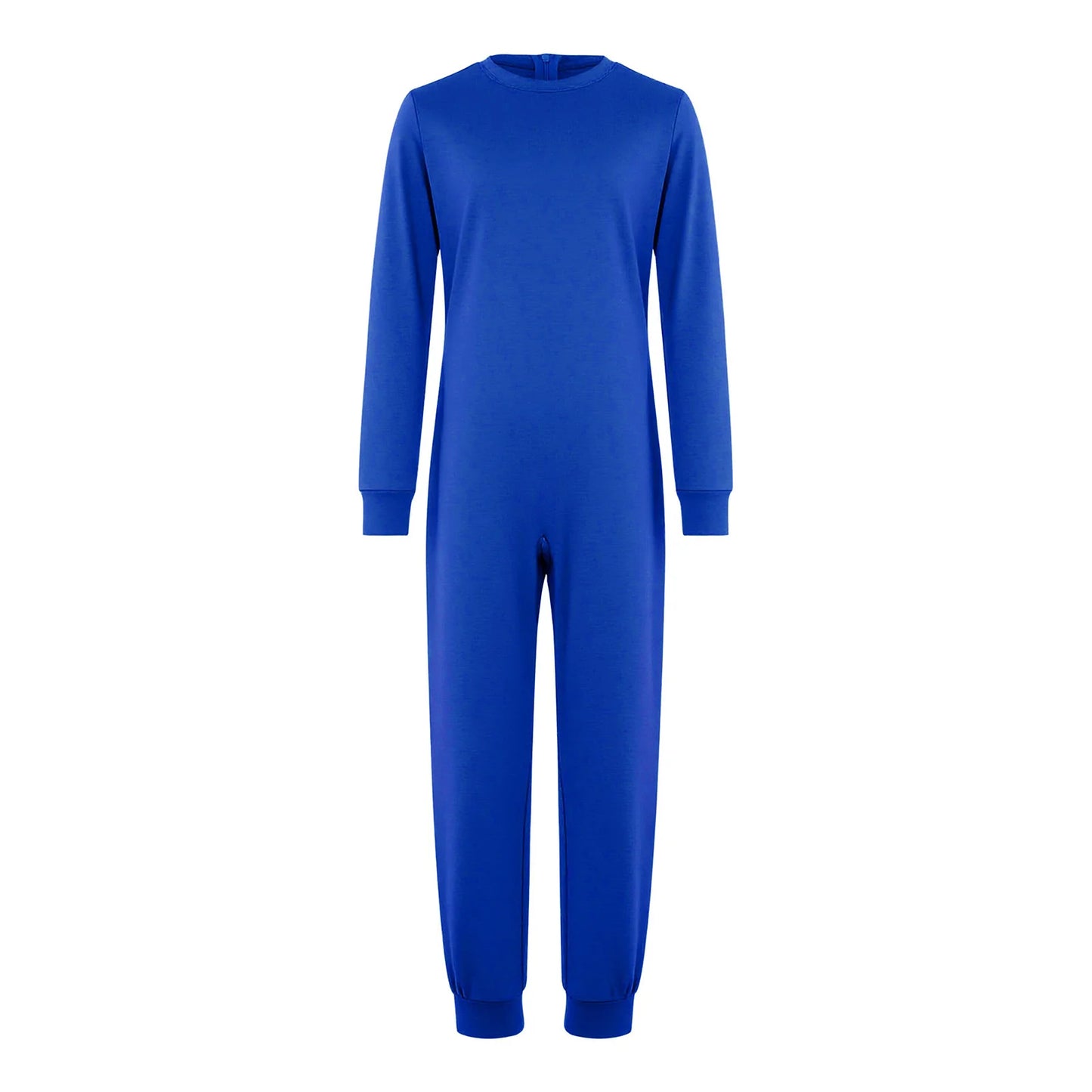 Children Special Needs Adaptive Clothing Solid Color Long Sleeve Zipper Back Jumpsuit Cotton Rompers Workout Sports Bodysuit