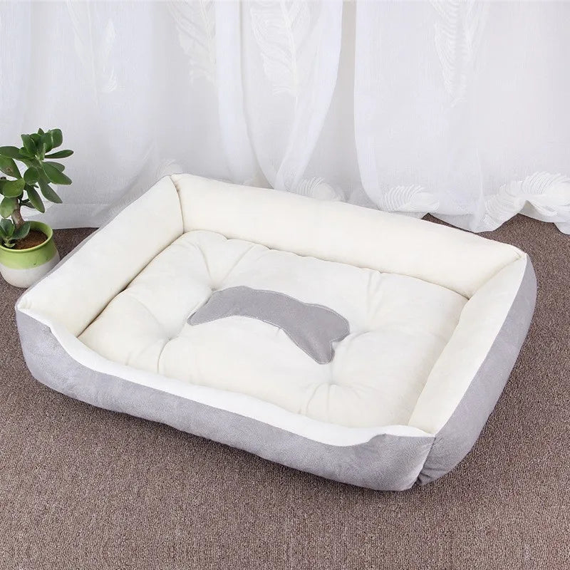 Viral Plush Dog Bed for All Size Dogs, Small Medium Large Warm Donut Cuddle Bed, Orthopedic Calming Pet Sofa