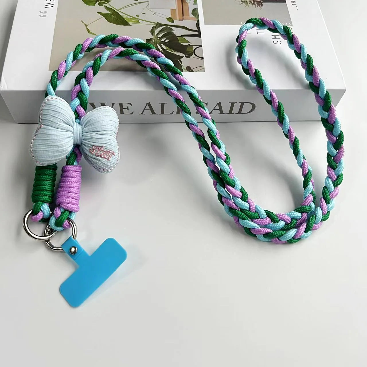 Creative Cartoon Mobile Phone Universal Lanyard Crossbody Long Rope Lanyard Rope Cartoon Decorative Pendant Accessories
