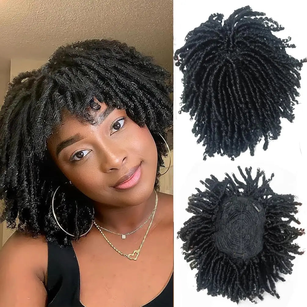 Dirty braids, head covers, synthetic wigs, synthetic braids, chemical fiber semi-wigs, dirty braids, braided wigs Unisex