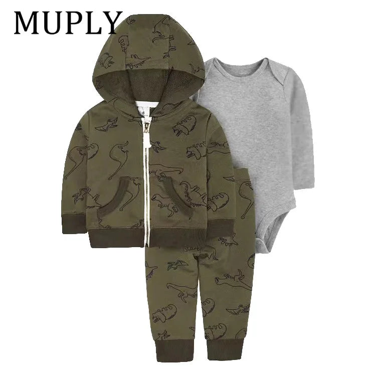 3-piece Suit Summer Baby Clothes Sets Baby Short Sleeve Shorts Cover Clothes Cute Girls Bebe Children Cotton 100% Clothing 6-24M