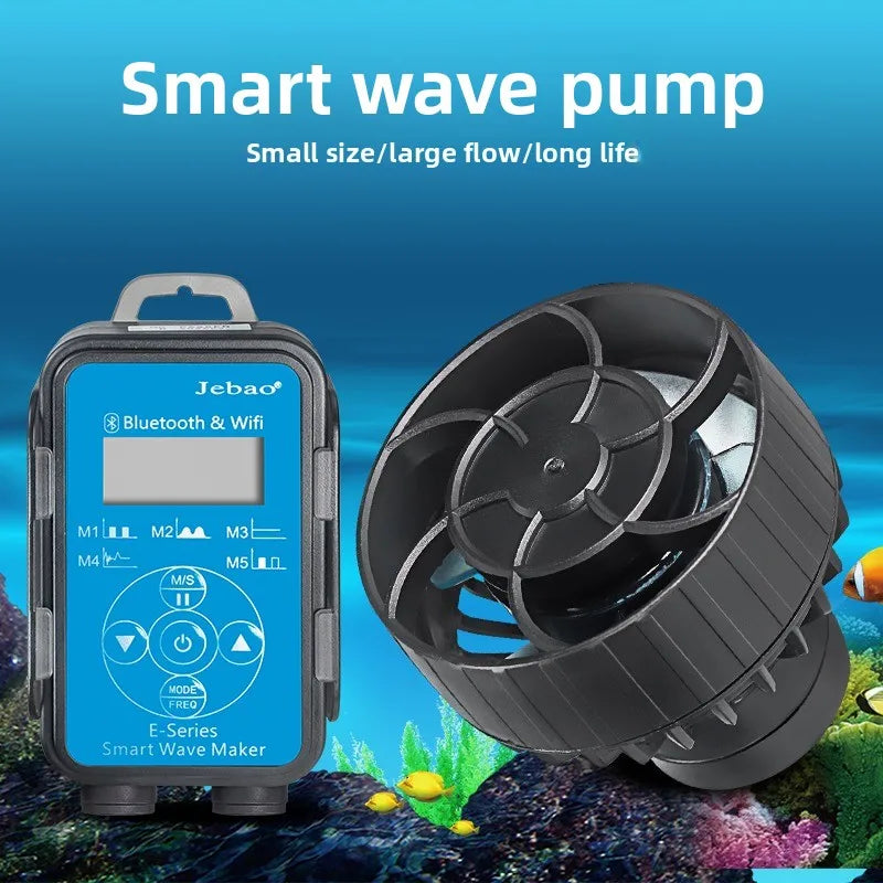 Jebao jecod fish tank wave pump ELW coral cylinder aquarium intelligent WIFI wave pump oxygen-enhancing bottom blower