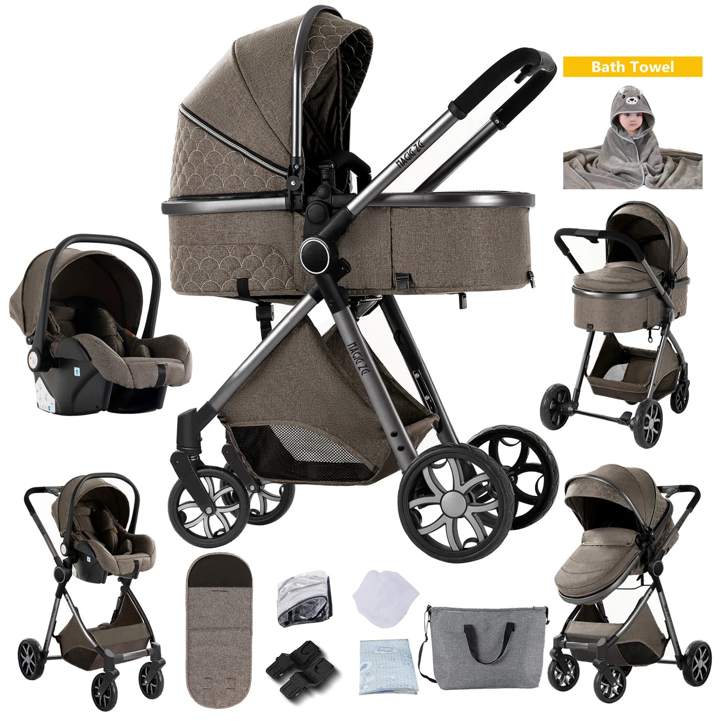 baby stroller infant car seat stroller 3 in 1 lightweight stroller travel system stroller newborn stroller bebe pram mother kids