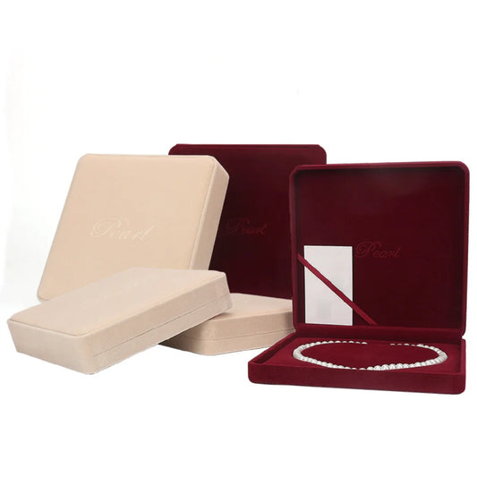 Velvet Jewelry Box Set for Necklace Earrings Storage Organizer Holder Wedding Gift Box Jewelry Packaging Display Case Joyero
