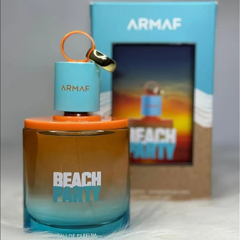 Beach Party Perfume 100ml Unisex Fresh Tropical Fruity Aquatic Fragrance Grapefruit Guava Woody Long Lasting Summer Scent