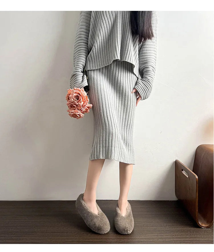Women's Shoes 2025 New Style Warm Mink Wool Fleece Soft-soled Bean Shoes, Plus-size Women's Shoes43 Mom Shoes Luxury Shoes Women