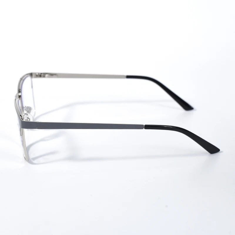 Double Color High Quality Multifocal Reading Glasses Men Women Stainless Steel Frame, Progressive Lens For Blue Light Blocking+1
