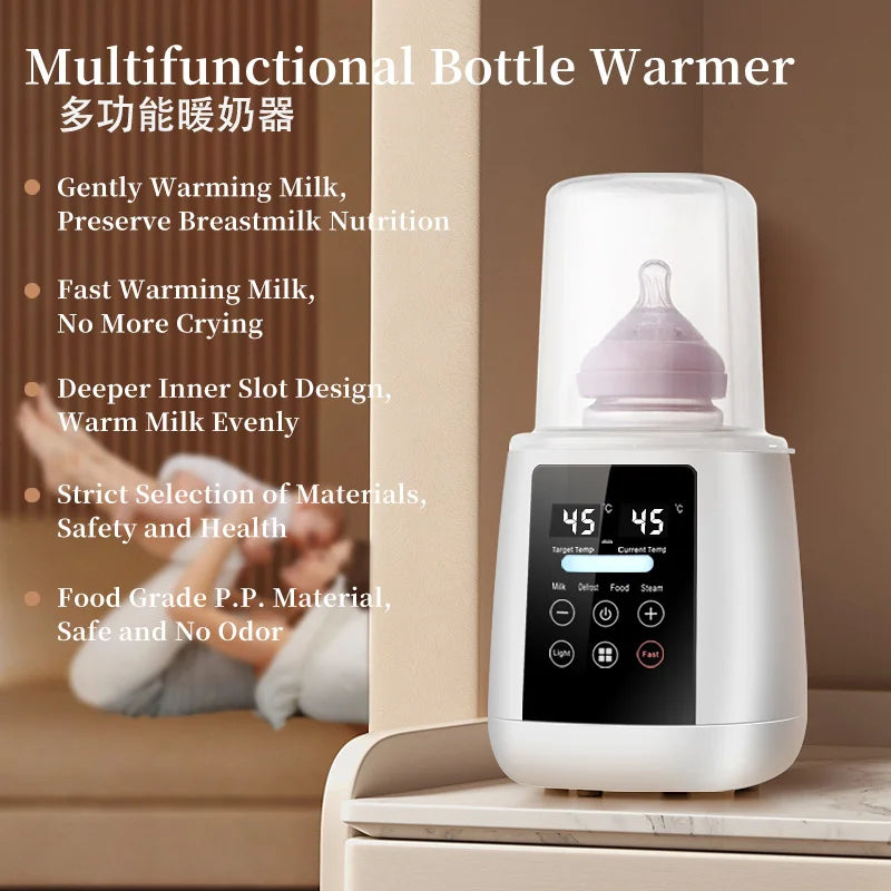 Baby Bottle Warmer sterilizer Multifunction Breast Milk Warmer Accurate Temperature Control Baby Bottle Heater Baby Newborn Item