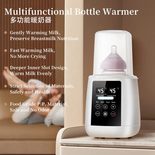 Baby Bottle Warmer sterilizer Multifunction Breast Milk Warmer Accurate Temperature Control Baby Bottle Heater Baby Newborn Item