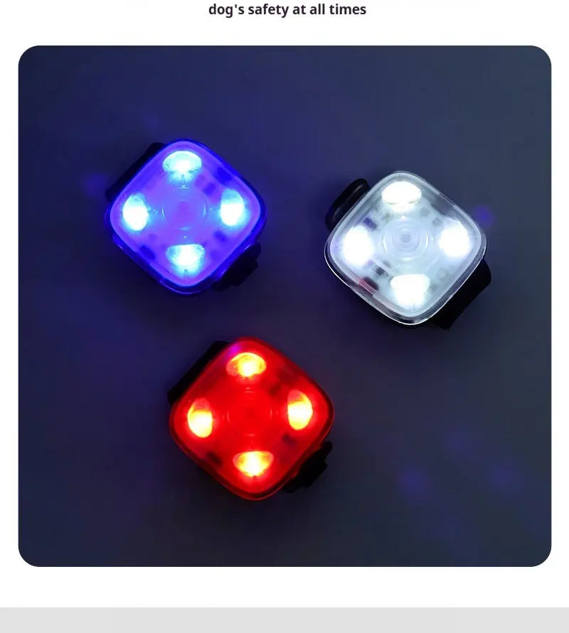 1pc Pet Luminous Pendant, Dog LED Walking Pet Cat Glowing Pendant Safety Luminous Collar Dog USB Rechargeable 3 Modes Flashlight