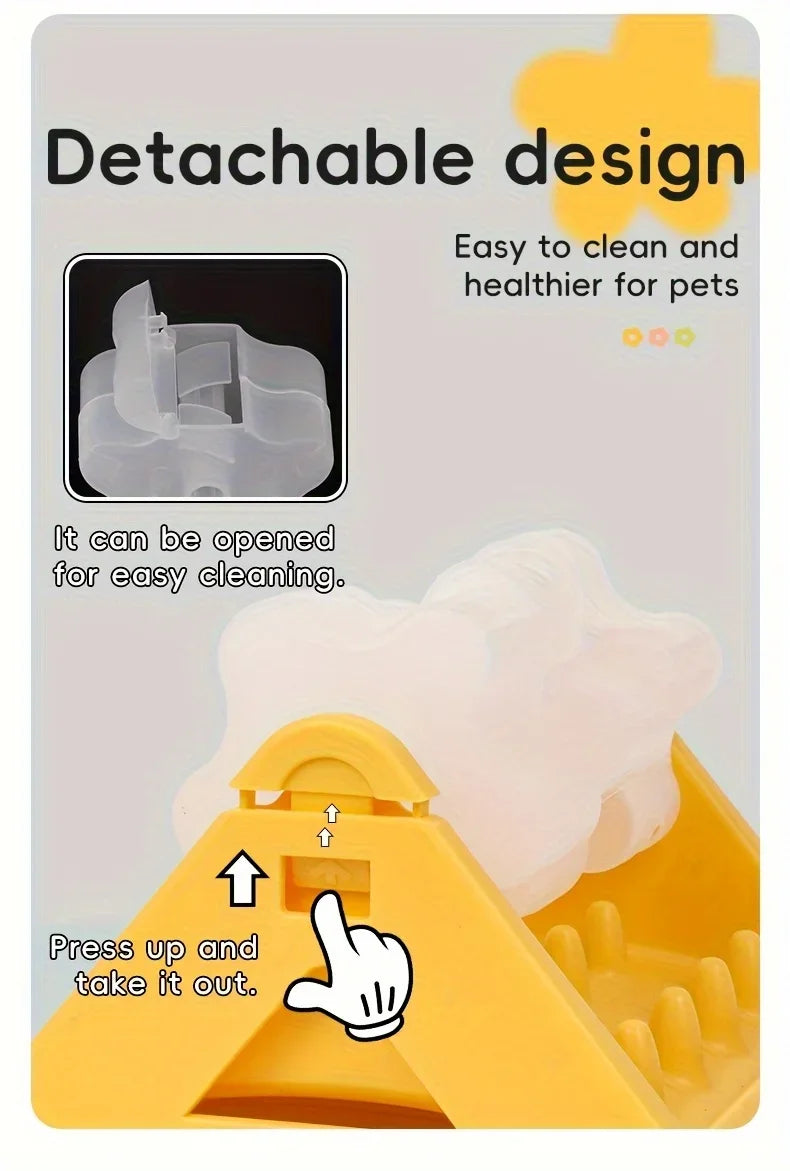 Interactive Dog Food Dispenser Toy - Puzzle Feeder with Leak-Proof Design, Slow-Feeding Design & Durable PP Material for Dogs