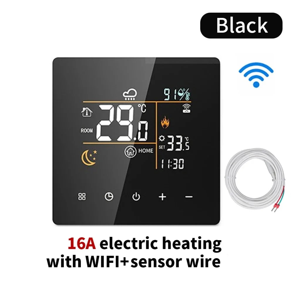 For Tuya Smart WiFi Thermostat And Hygrometer Digital Temperature Controller Temperature Humidity Infrared Controller