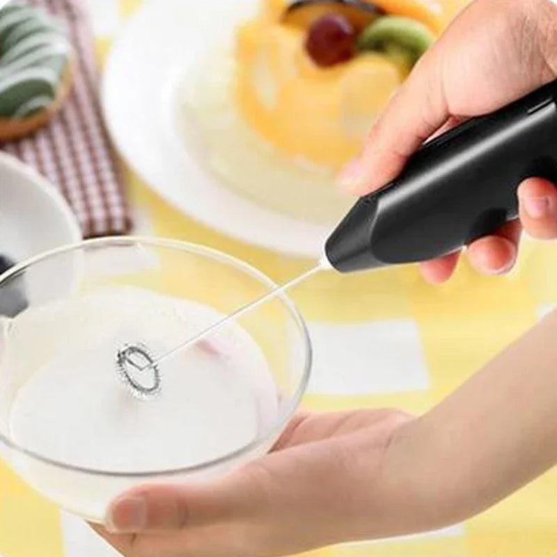 Portable Wireless Milk Frother Handheld Electric Coffee Whisk Mini Egg Beater Latte Cappuccino Foam Stirrer Cooking Mixer