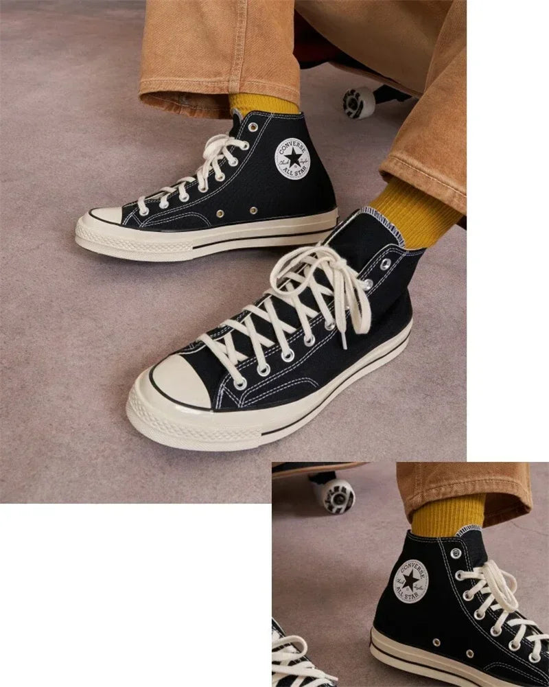 Converse 1970 High Canvas Casual Shoes For Men Women Black White Chuck Taylor All Star Comfortable Sports Skateboard Sneakers