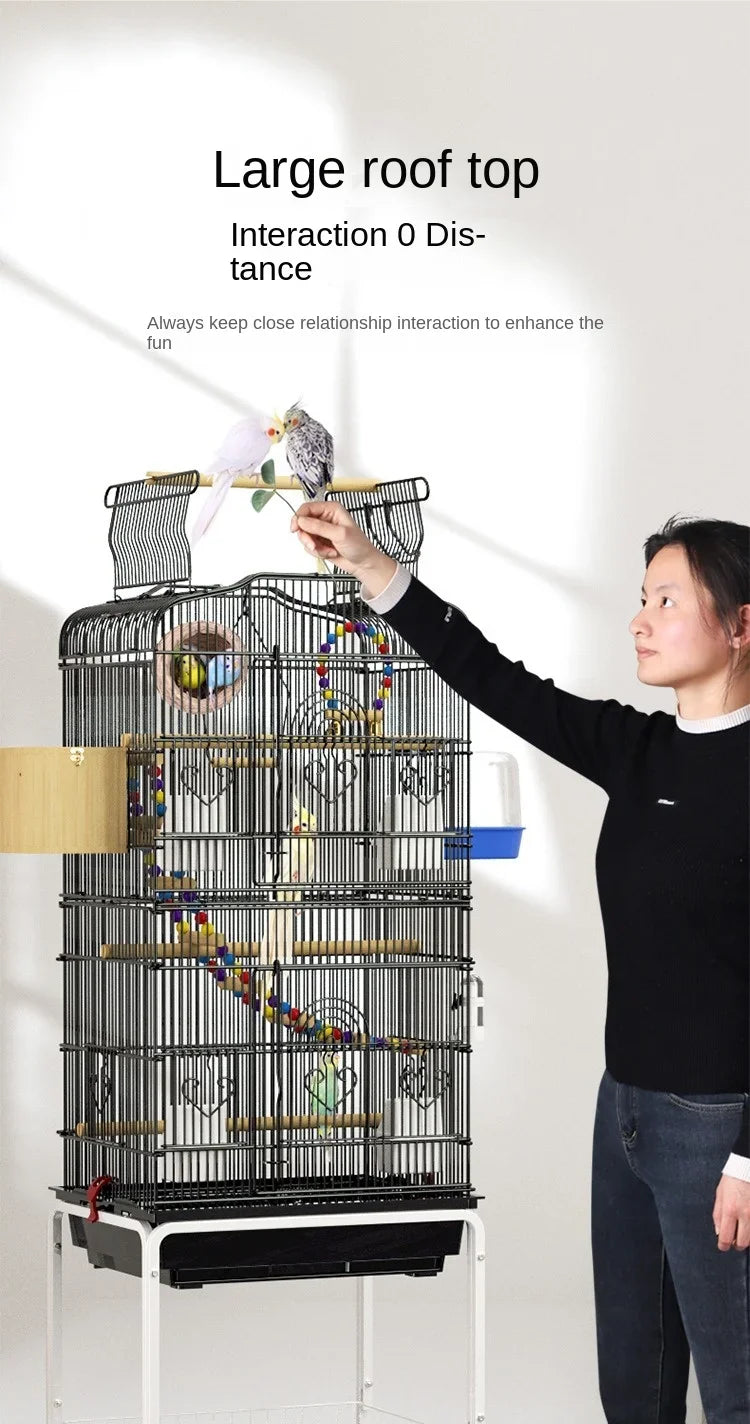 Hut Feeder Nest Bird Cage Parrot Carrier Breeding Villa Home Bird Cage Pigeon Luxury Oiseaux Accessoires Products Pet
