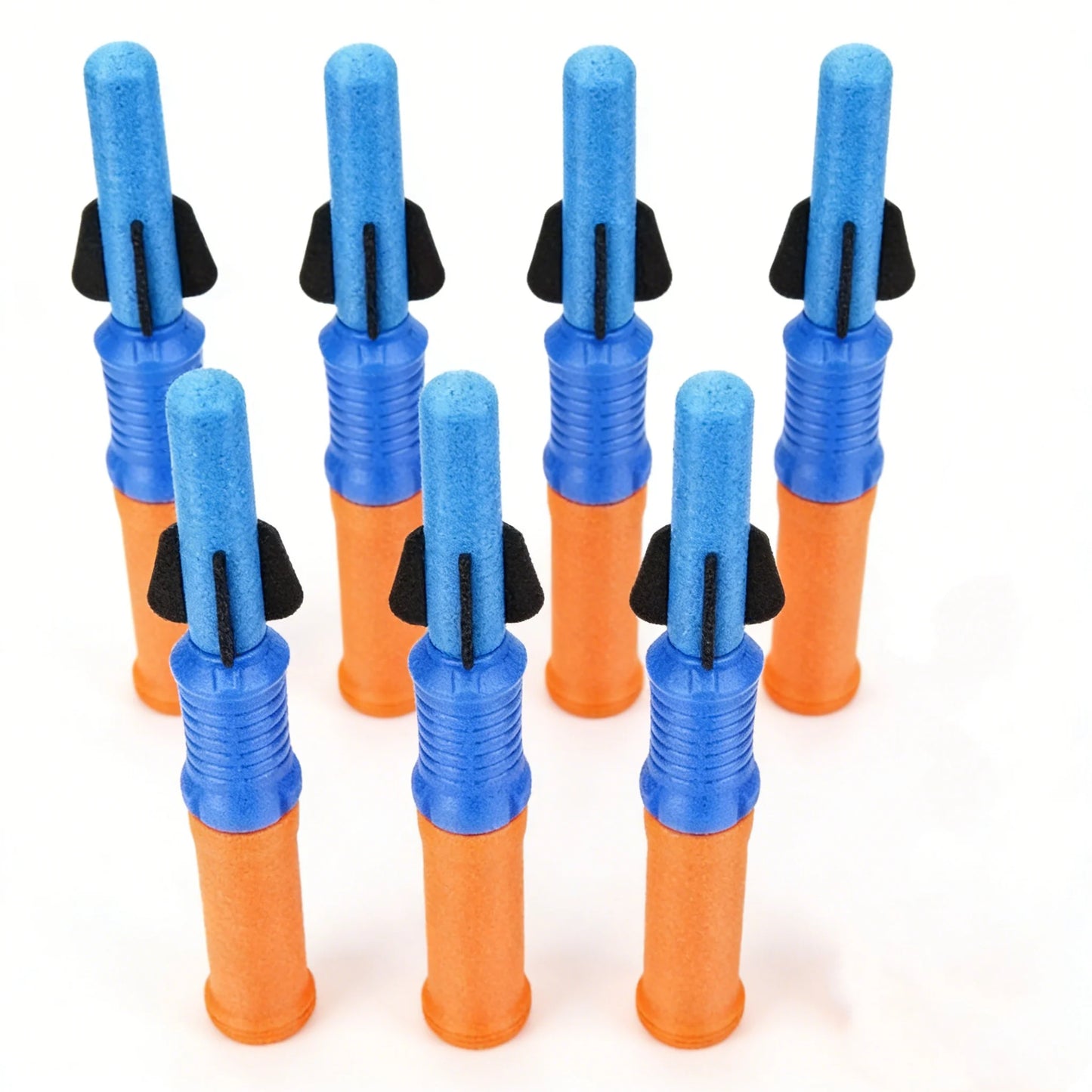 3/7pcs Funny Hand-Propelled Rocket Launcher Toy Set Foam Rocket Children Outdoor Summer Garden Game Birthday Gift Party Discount