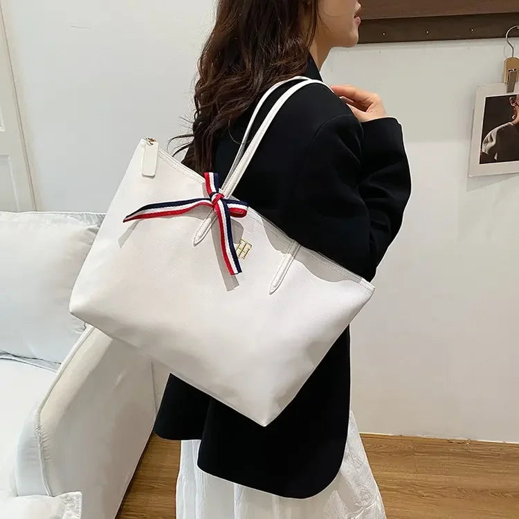 Vintage Elegant Diaper Bag: Luxury Crossbody Handbag For Women With Designer Letter Logo And Large Capacity Tote Function