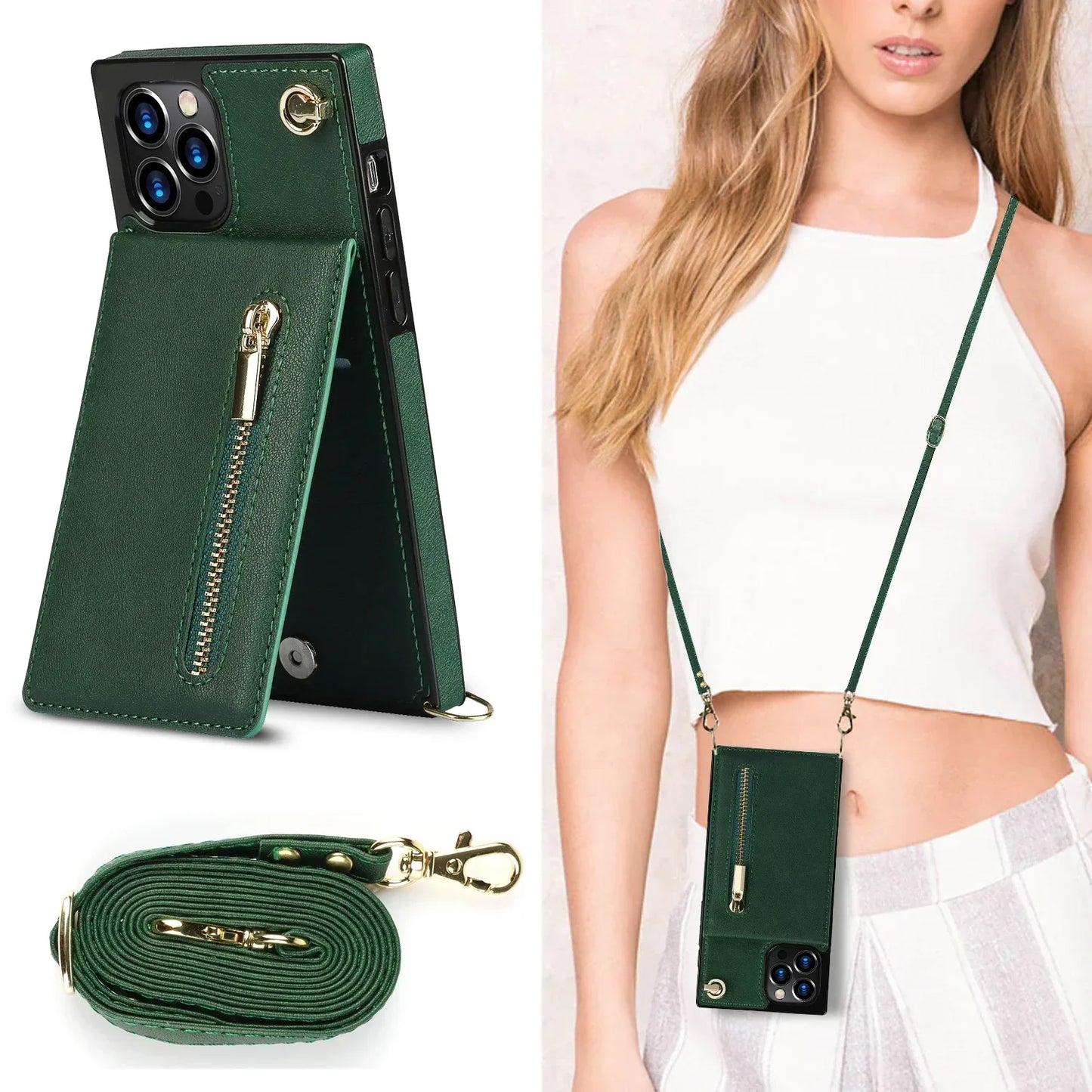 Crossbody Wallet for Huawei Mate 40 Pro 30 20 Lite P40 P30 Pro Plus Case with Card Holder Lanyard Strap Leather ZYXKZJLL