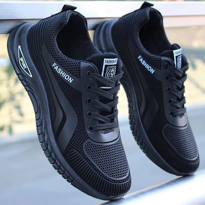 Men's Sport Shoes New Lightweight Comfortable Fashionable Casual Running Shoes Suitable for Youth Thick Bottom Running Style