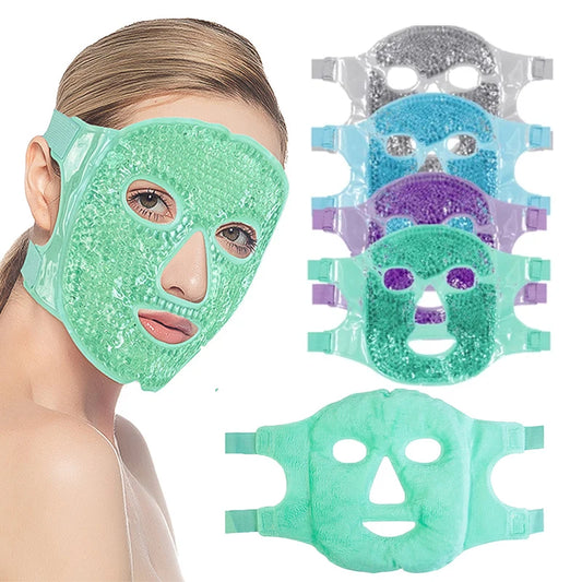 Ice Mask Face Eyes Cold Hot Compress Beauty Mask Reuse Facial Cooling Eliminate Edema Relieve Fatigue Face Massage Beauty Tools