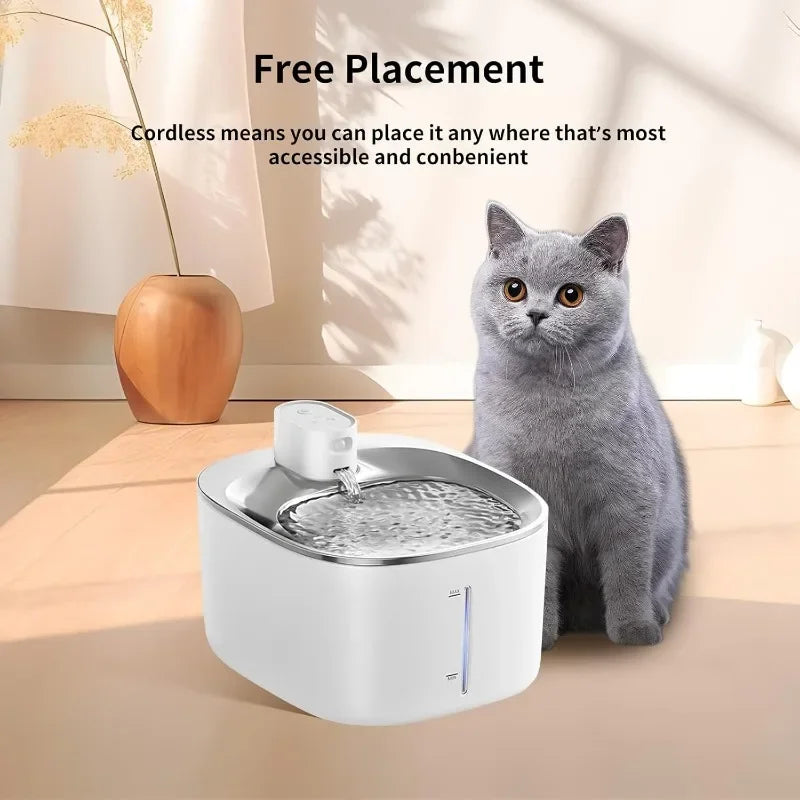 12 Pack Cat Water Fountain Filter & 12 Pump Filter Sponges Replacement, Cat Dog Pet Drinking Fountain for 135 fl oz/4L cat bowl