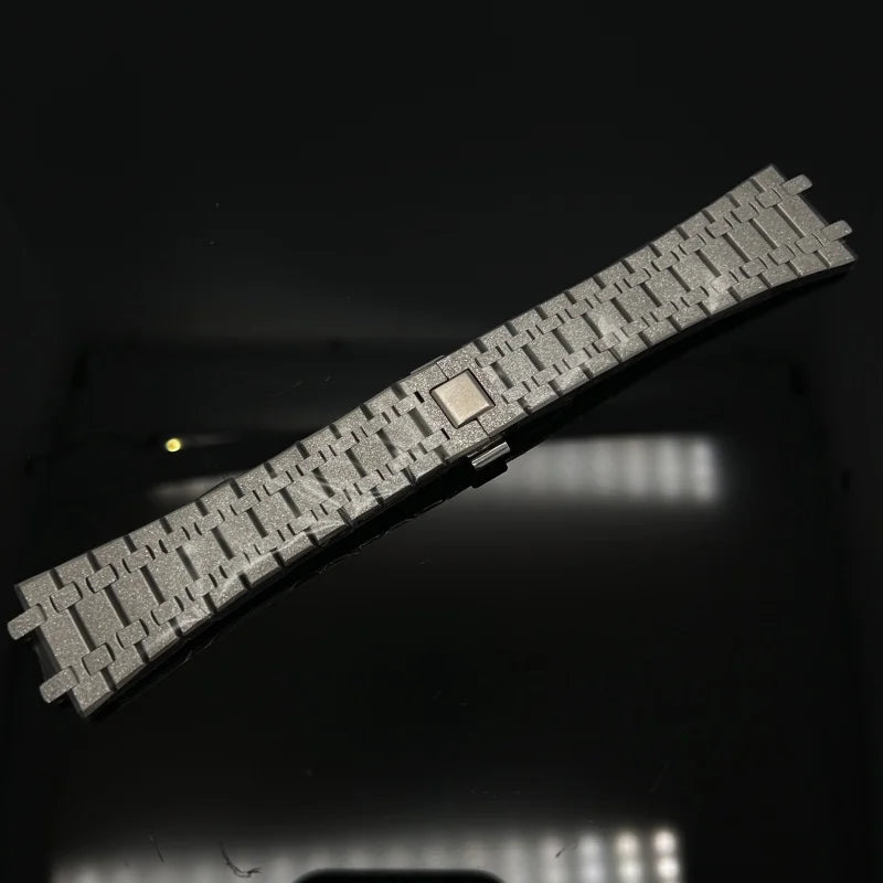 41mm Gold Black Matte Star Sand Steel Case Strap with 31.8mm Watch Dial for Oak NH35 NH36 NH70 Automatic Movement Watch Hands