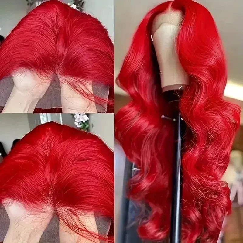 White Wig Body Wavy Lace Front Wig 13x4 HD Heat Fiber Pre Plucked Synthetic And Blend For Women Daily Wear Clearance Cosplay