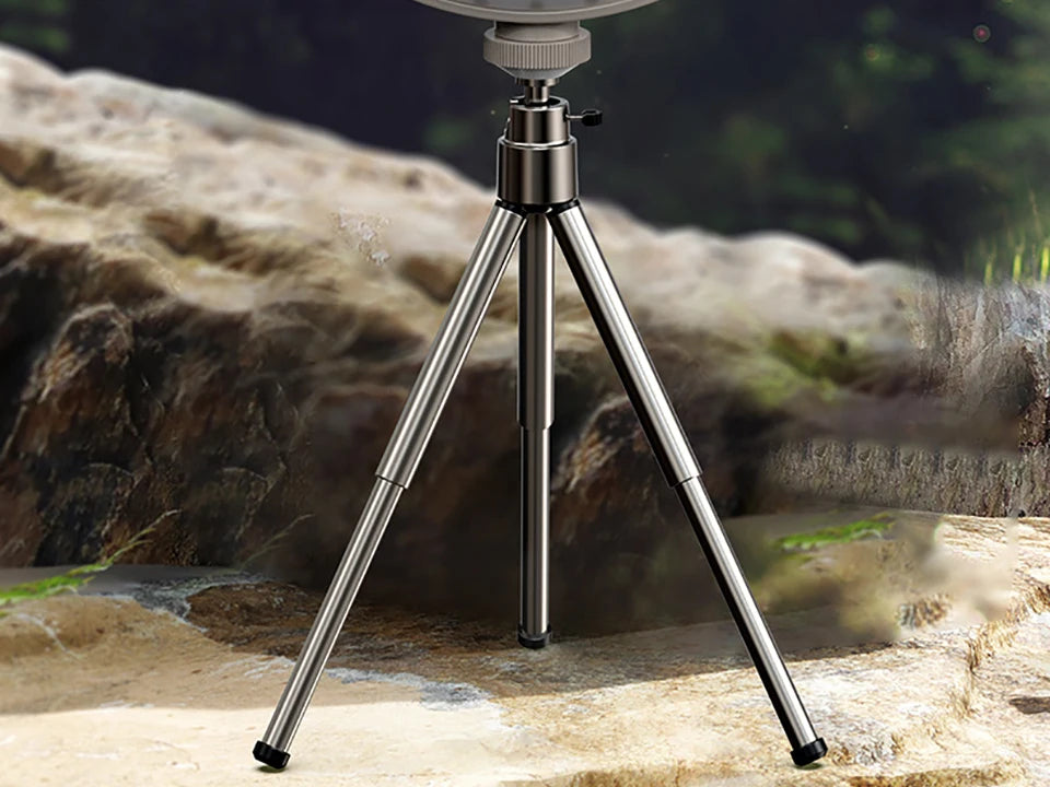 Remote Control Floor Table Air Cooler Mini Portable Wireless Ceiling Fan 360° Rotation 3-speed Wind For Camping Home Night Light