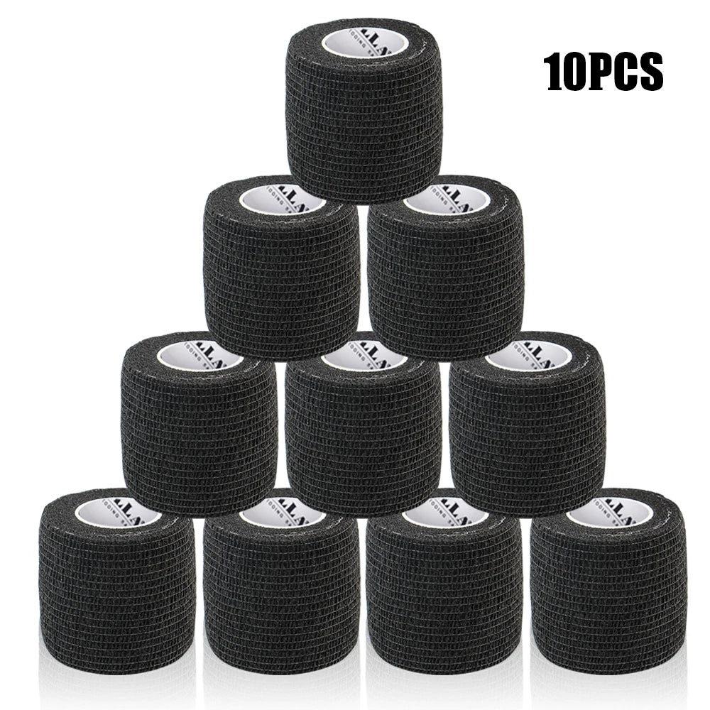 16/10/3PCS Tattoo Grip Bandage Colorful Self Adhesive Wrap 5cm X 4.5m Non Slip Handle Tape Tattoo Machine Grip Cover Supplies