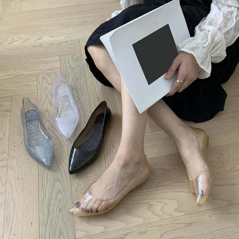 New Fashion Transparent Women's Shoes