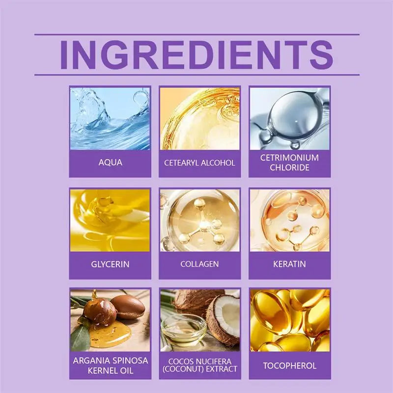 Magical Keratin Hair Mask 5 Seconds Repair Damaged Frizzy Hair Soft Smooth Shiny Nutrition Deep Moisturize Nourishing Hair Care