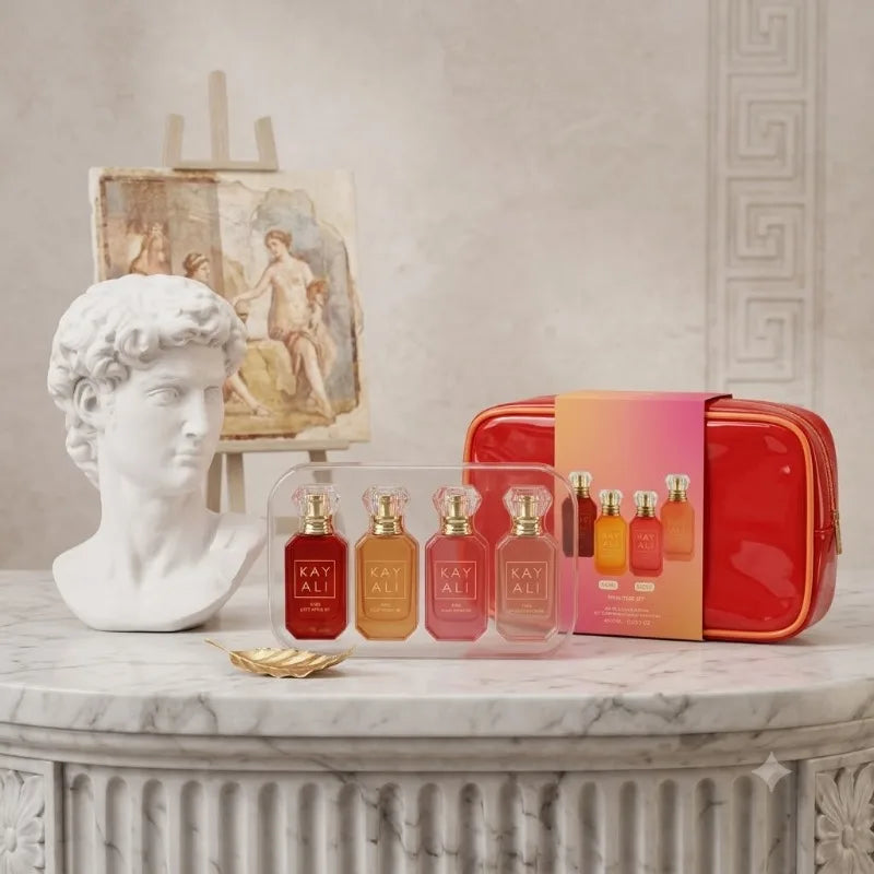 KAYALI Perfume Gift Set Unisex Eau De Parfum 4x10ml Long Lasting Fruity Floral Sweet Luxury Mini Fragrance Collection Scents