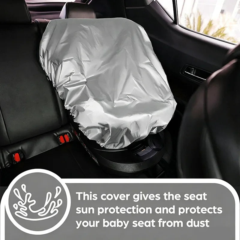 Baby Car Seat Sun Shade Cover Universal Car Seat Dust Cover Heat Insulation UV Protect Durable Eco Friendly Material Block New