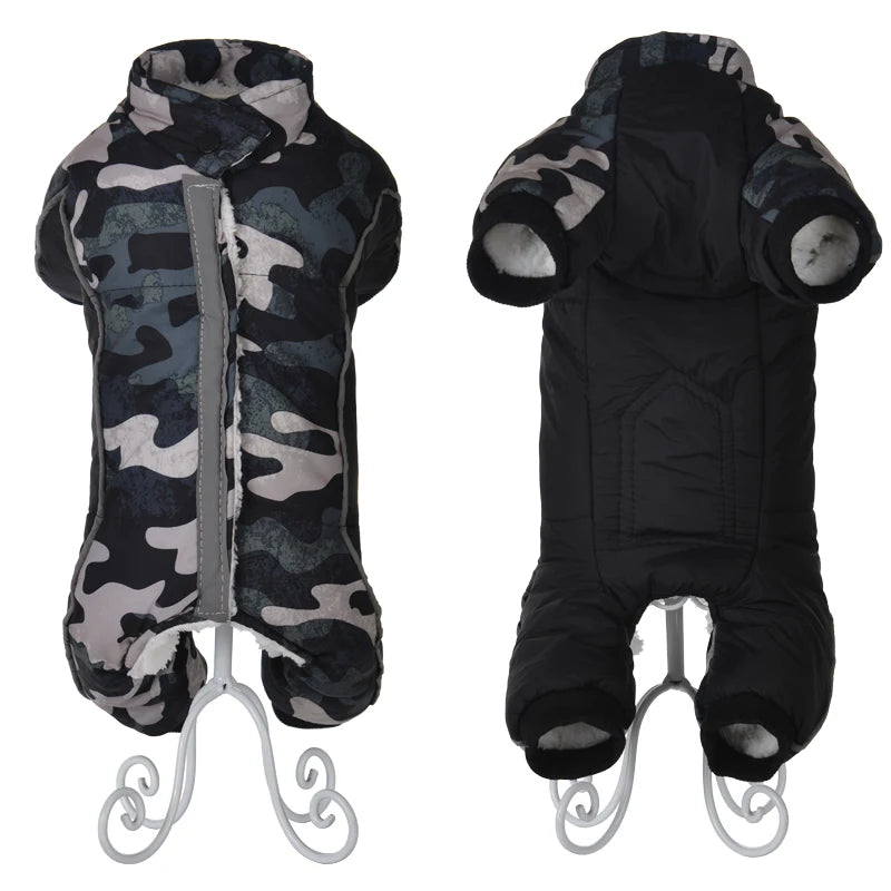 Winter Dog Clothes Thicken Warm Puppy Pet Coat Reflective Dogs Jacket Chihuahua Bulldog Clothing Clothes For Small Medium Dogs