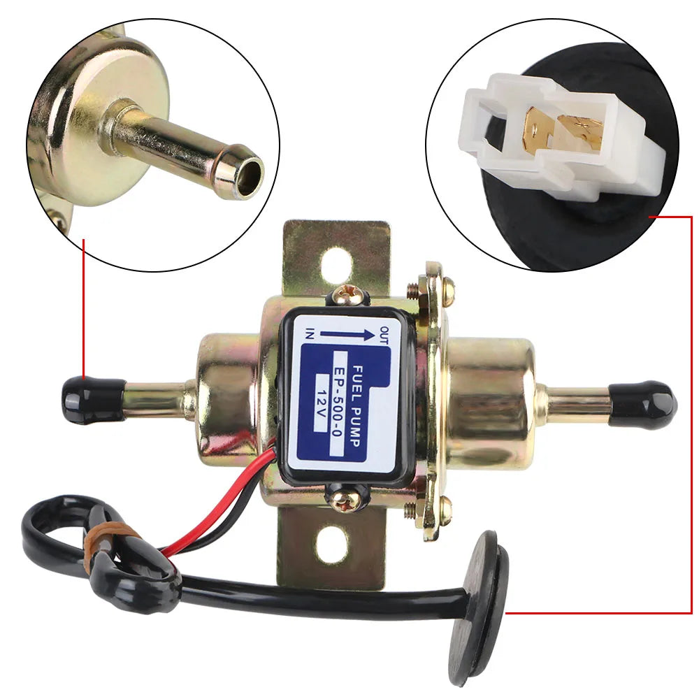 Automobile Electronic Pump Car accessories Car Oil Fuel Pump Universal Gasoline and Diesel Pump DC 12V
