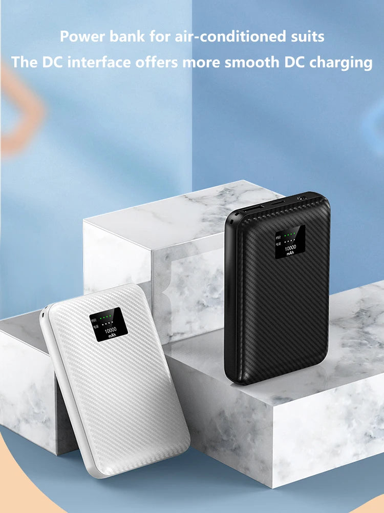Lenovo Power Bank 40000mAh Portable Heating Mobile Power Supply for Heating Vest Jacket Gloves Electric Heating Equipment DC