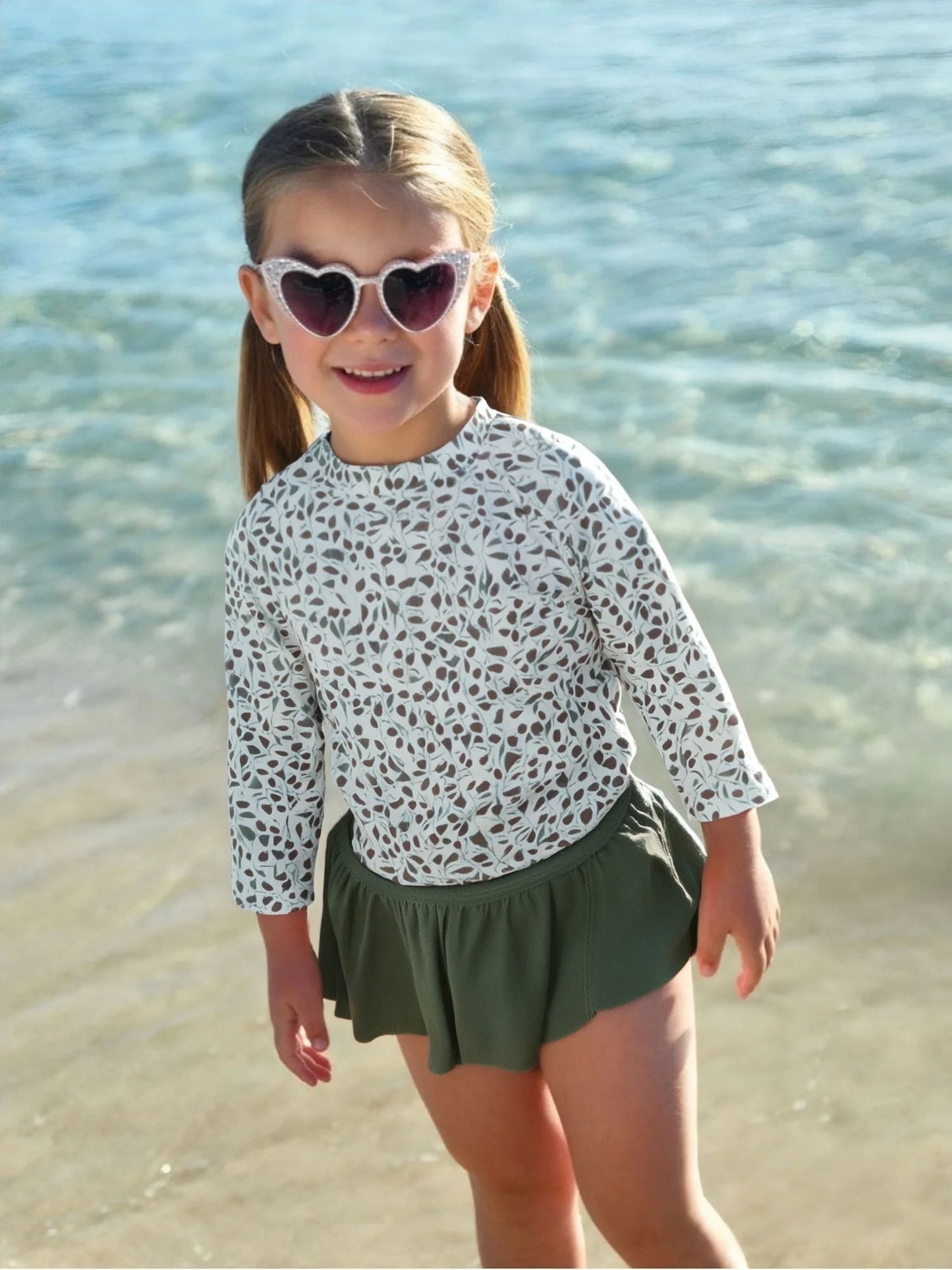 2026 Summer Kids Girls Swimwear Clothes Set Top+Bottom Shorts +Hat For Children's Bathing Swimming Suit Beach Teenage Outfits
